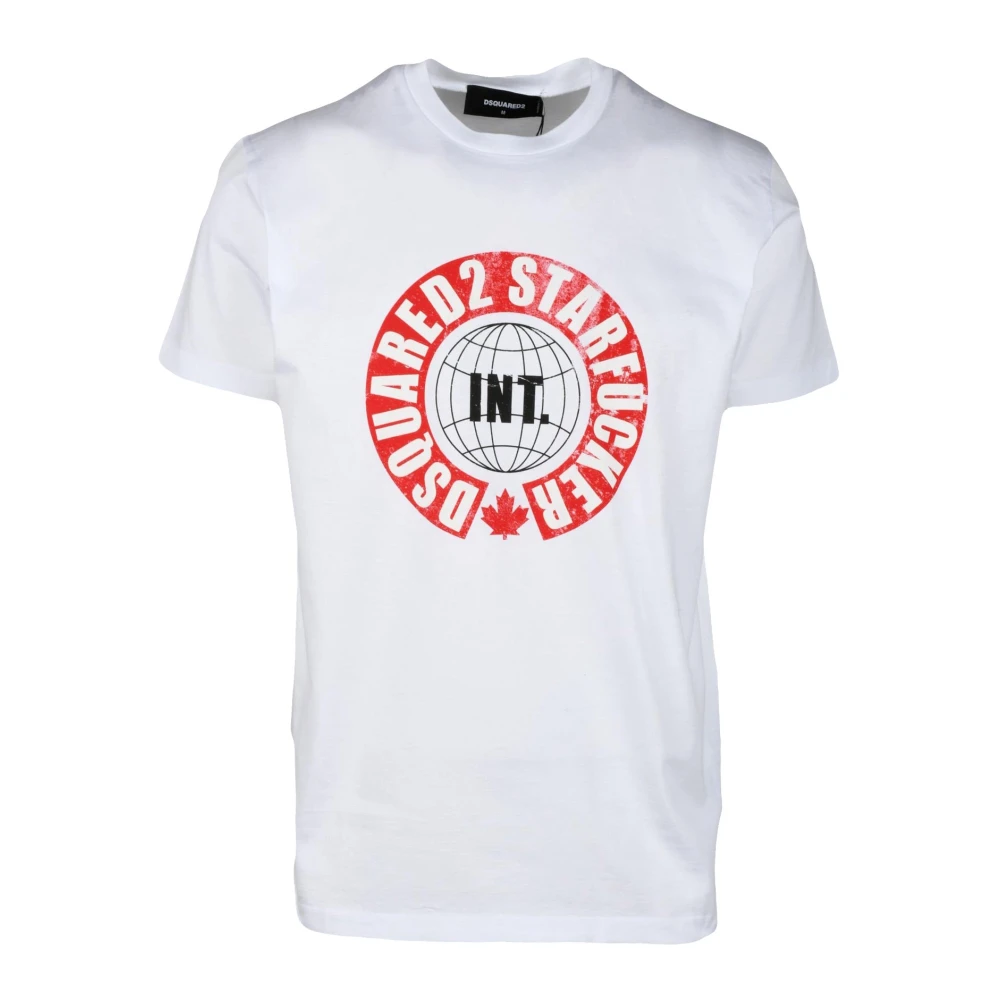 Dsquared2 Katoenen T-shirt White Heren