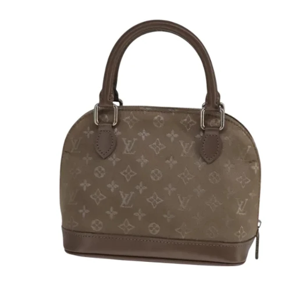 Louis Vuitton Vintage Pre-owned Canvas handbags Gray Dames
