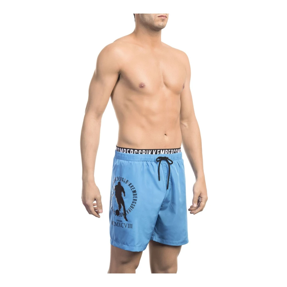 Bikkembergs Men's Blue Beachwear, L, Swimwear Collection Spring/Summer