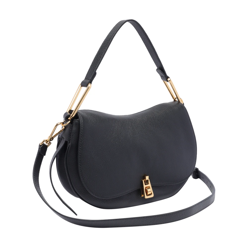 Coccinelle Zwarte Schoudertas voor Vrouwen Black Dames