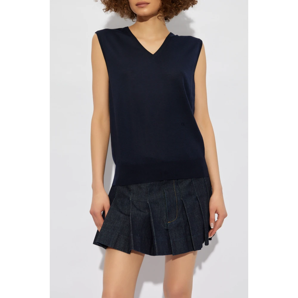 Bottega Veneta Kasjmiervest Blue Dames