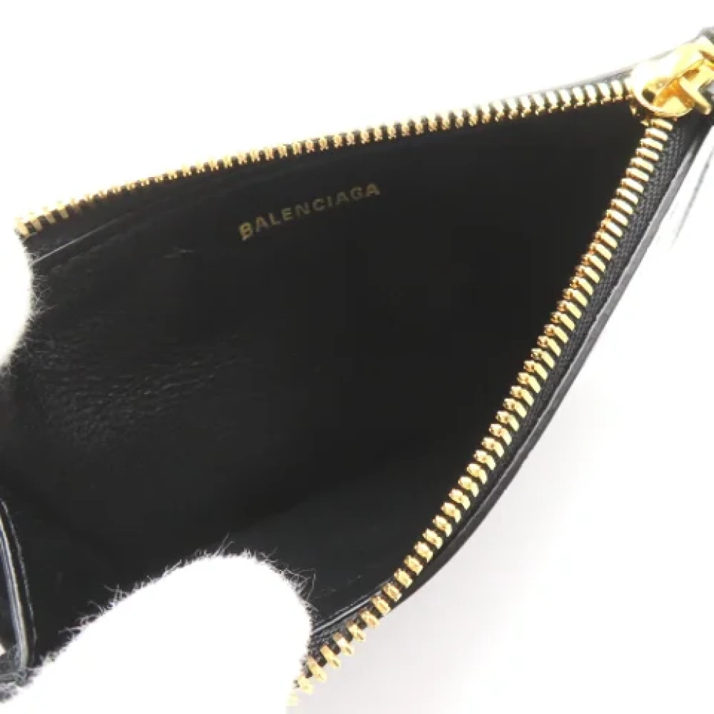 Balenciaga Vintage Pre-owned Leather wallets Black Heren