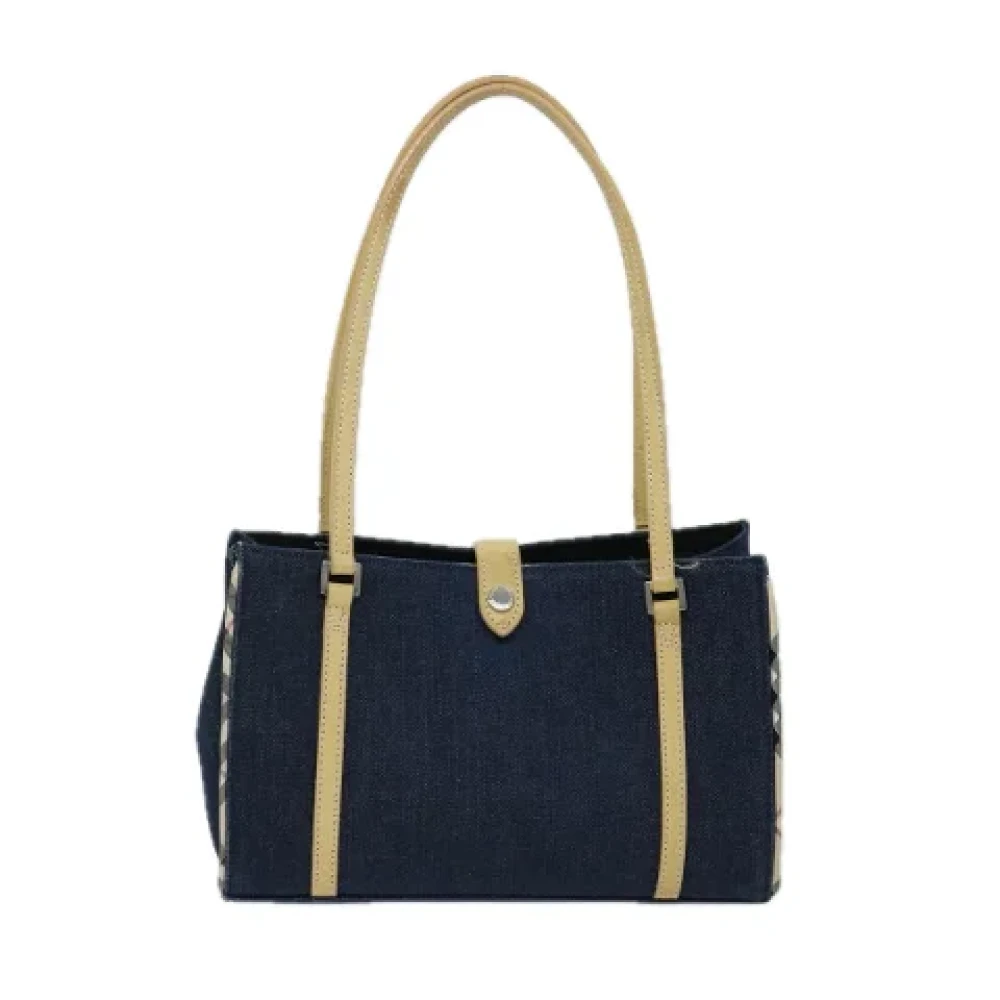 Burberry Vintage Pre-owned Denim handbags Blue Dames
