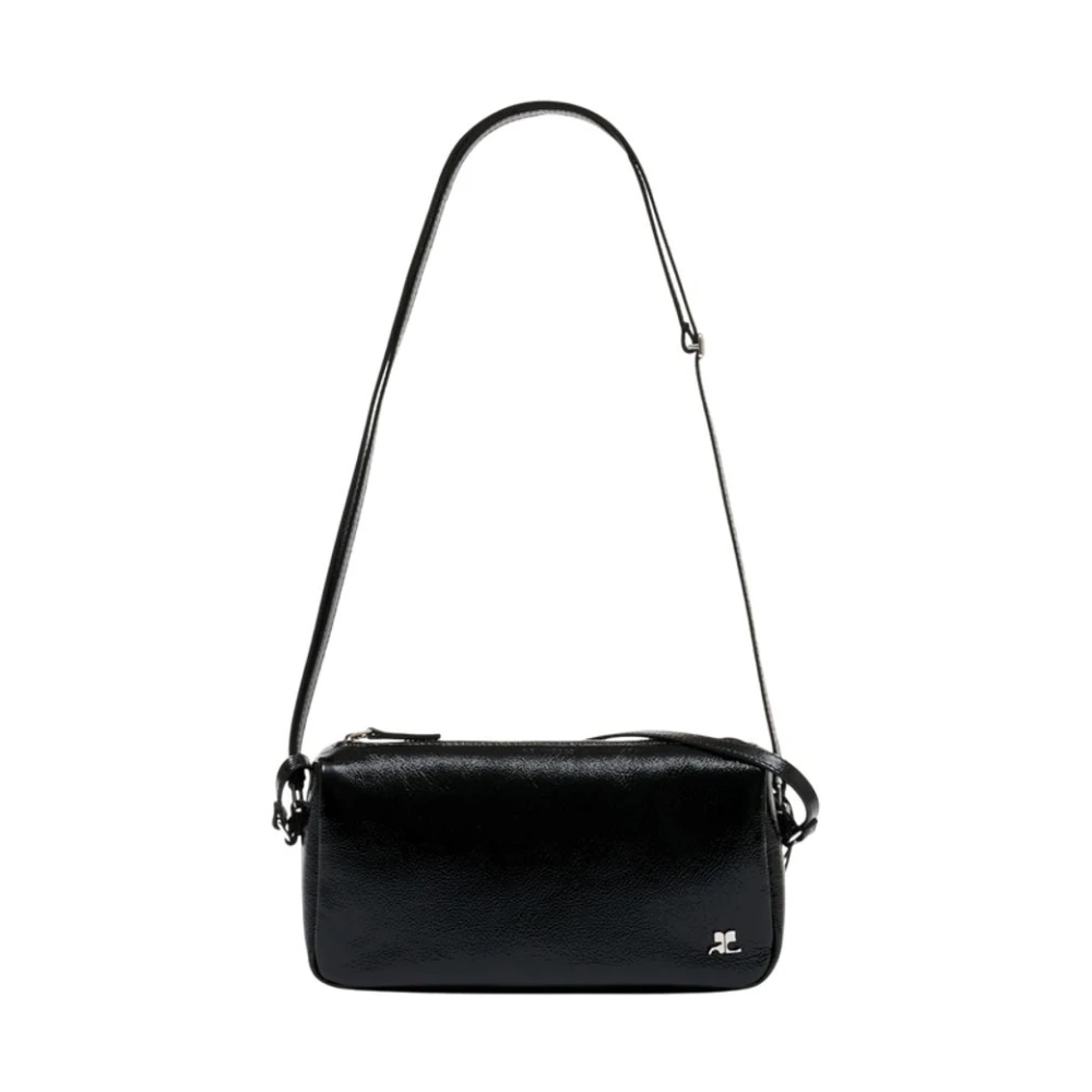 Courrèges Women's Black Cross Body Bags, One Size, Small Three Sixty Shoulder Bag