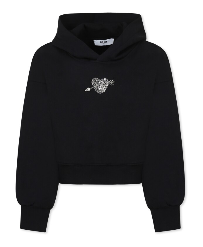 sweat-a-capuche-en-coton-polaire-noir-avec-cristaux