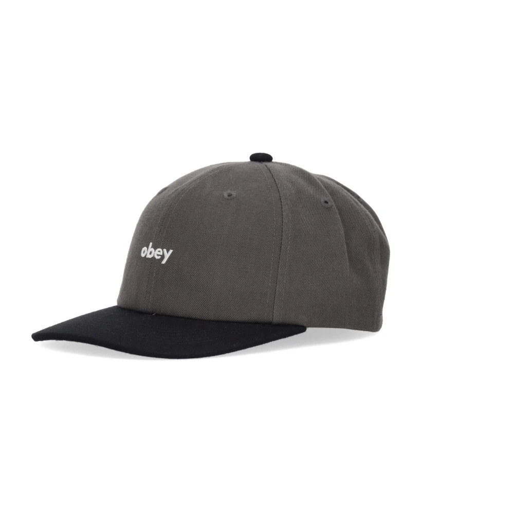 Obey Gebogen Klep Snapback Pet Donkergrijs Gray Heren