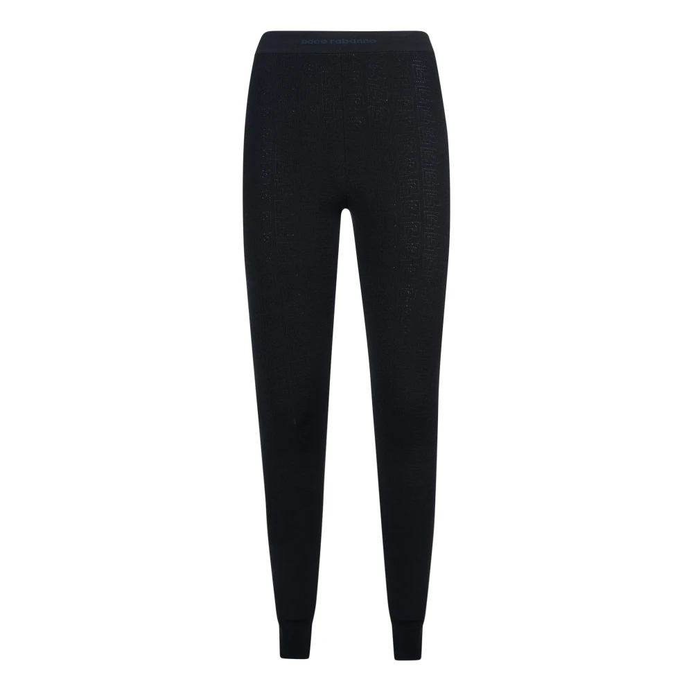 Paco Rabanne Zwarte Trousers voor een stijlvolle uitstraling Black Dames
