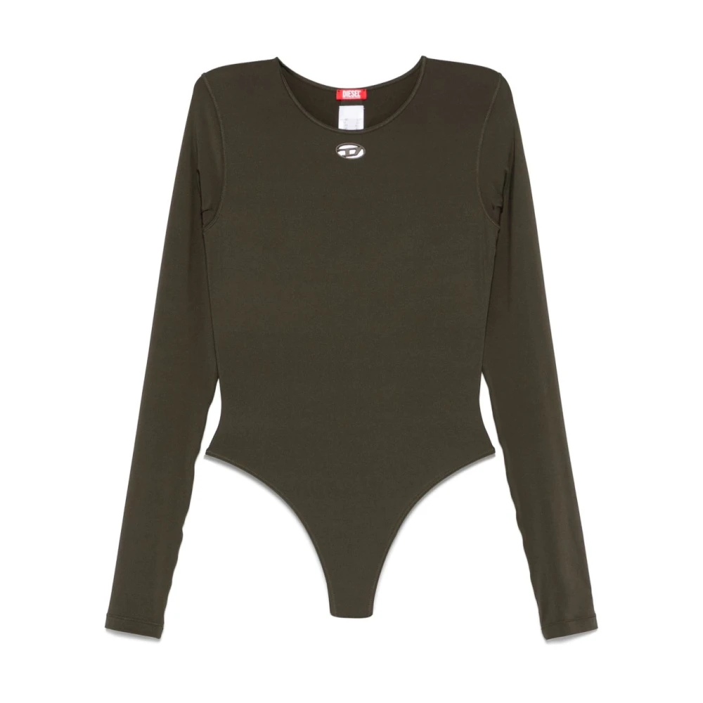 Diesel Women's Brown Green Topwear For Aw25 Medium