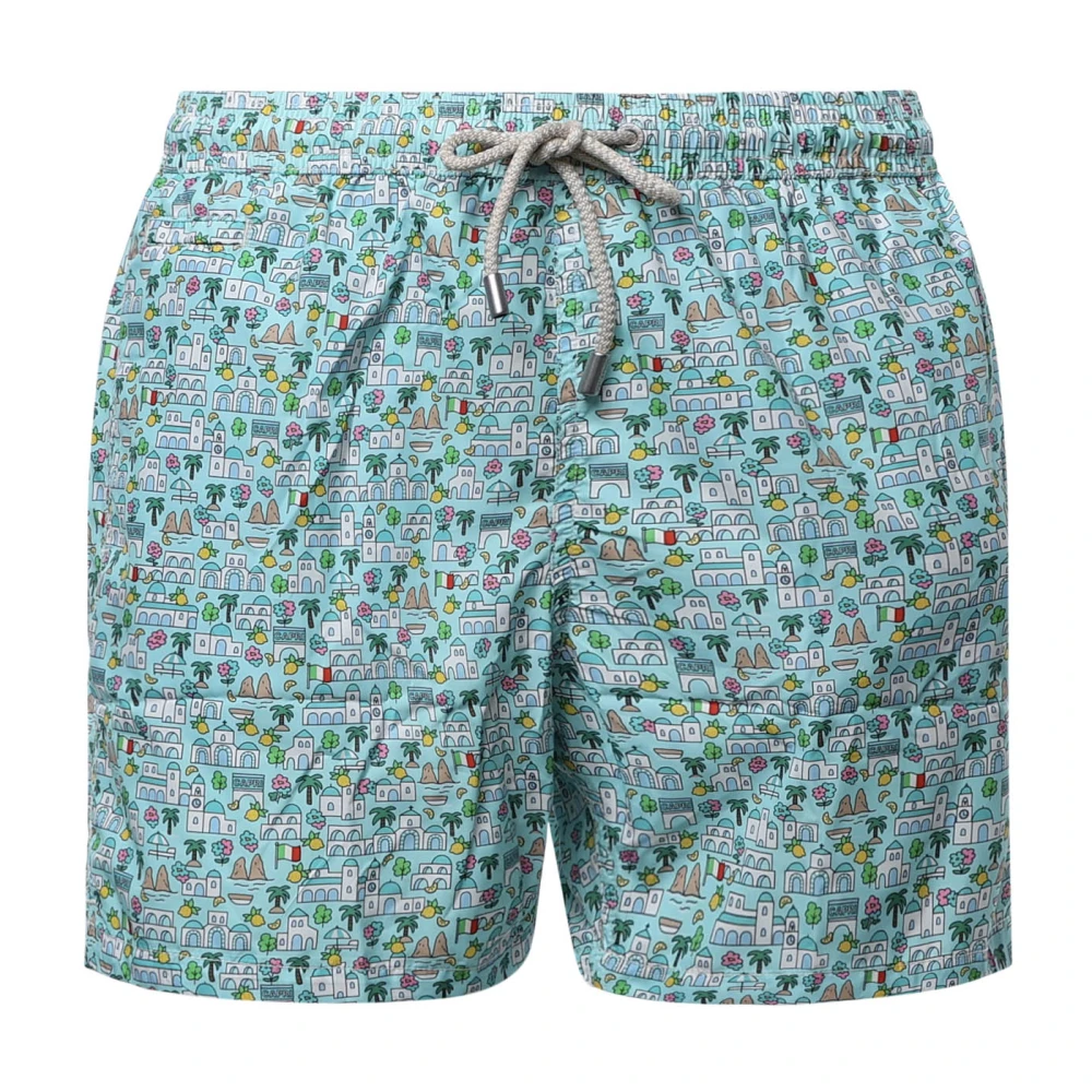 Mc2 Saint Barth Multicolor Ultralight Swim Short - Male - Beachwear - 4XL - Swimwear