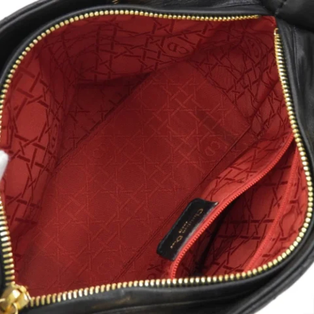 Dior Vintage Pre-owned Leather dior-bags Black Dames