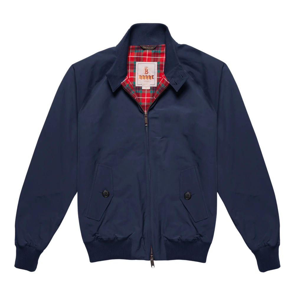 Baracuta Blue G9 Harrington Jacket - Male - Bomber Jackets - 2XS - Jackets