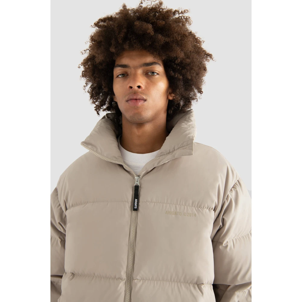 Axel Arigato Route Puffer Jacket Beige Heren