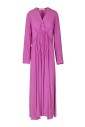 robe-longue-en-crepe-avec-col-en-v
