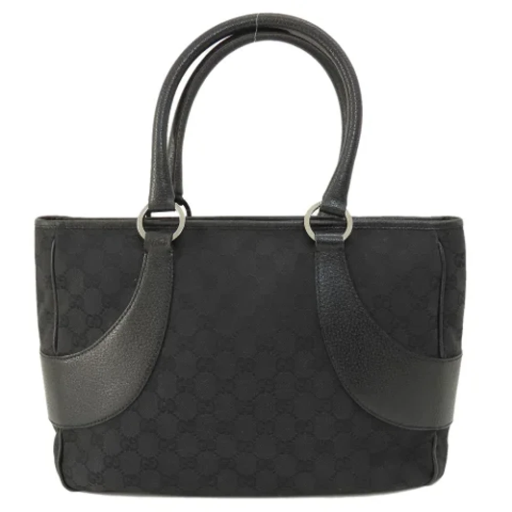 Gucci Vintage Pre-owned Canvas gucci-bags Black Dames