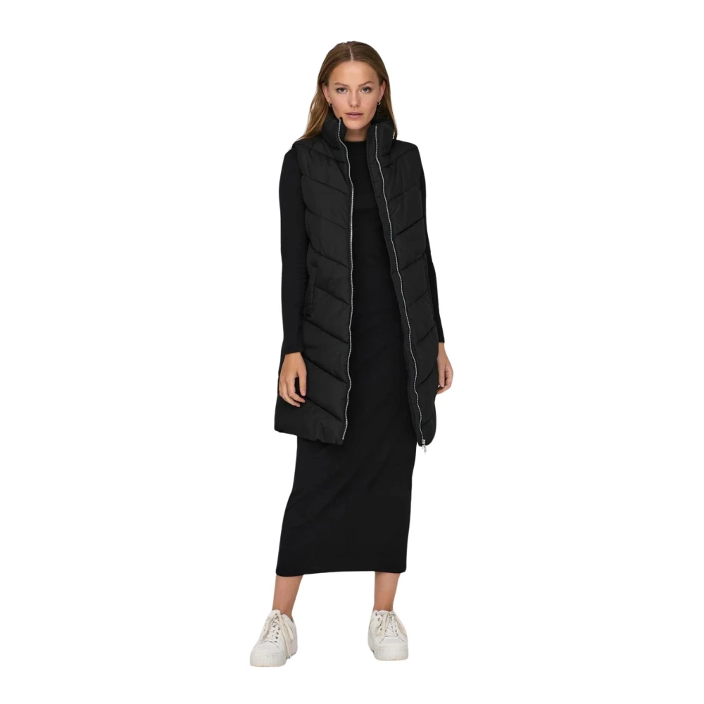 Jacqueline de Yong Stijlvolle Jas voor Vrouwen Black Dames