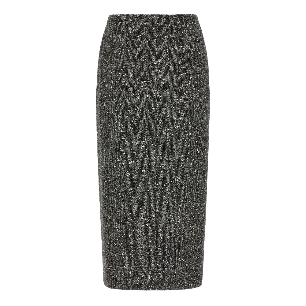 Valentino Garavani Pencil Skirt - Female - Pencil Skirts - Gray - Xs - Skirts