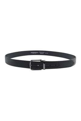 black-cowhide-woven-effect-belt