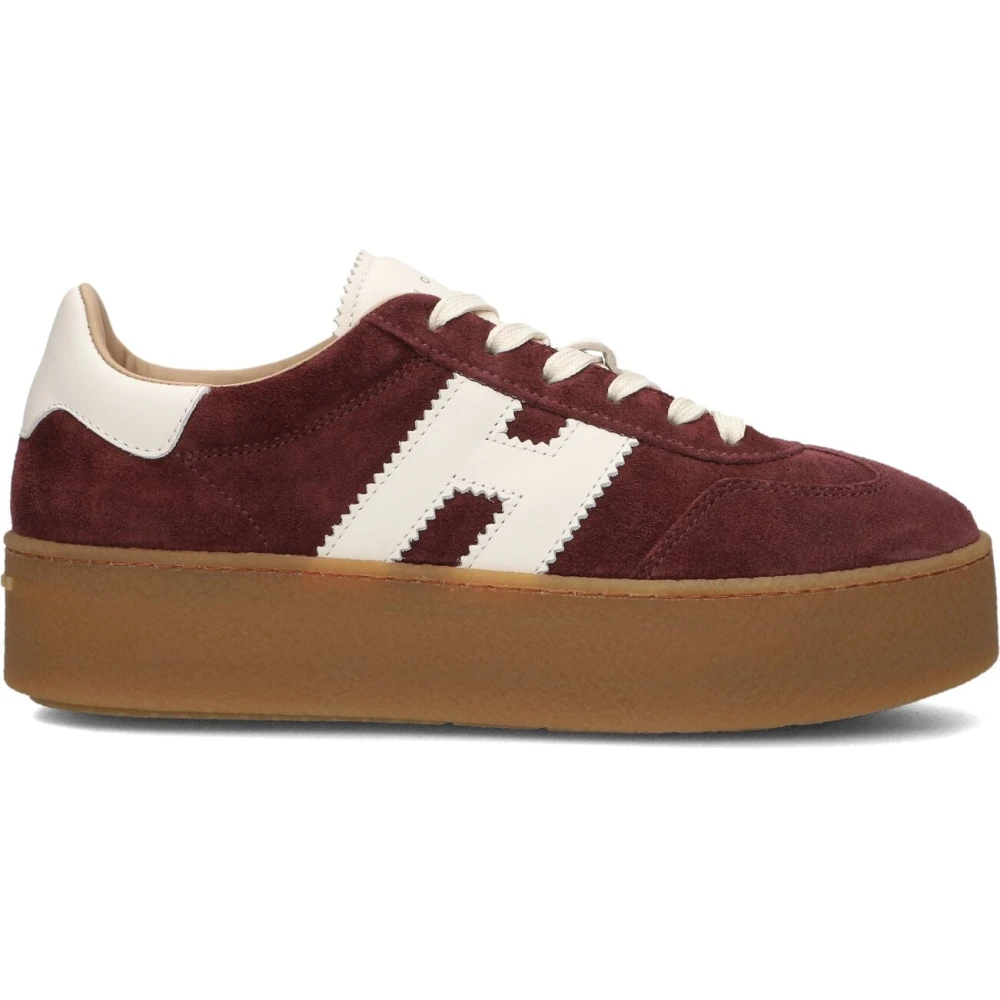 Hogan H698 Allacciato H - Female - Sneakers - Brown - 6 Uk - Shoes