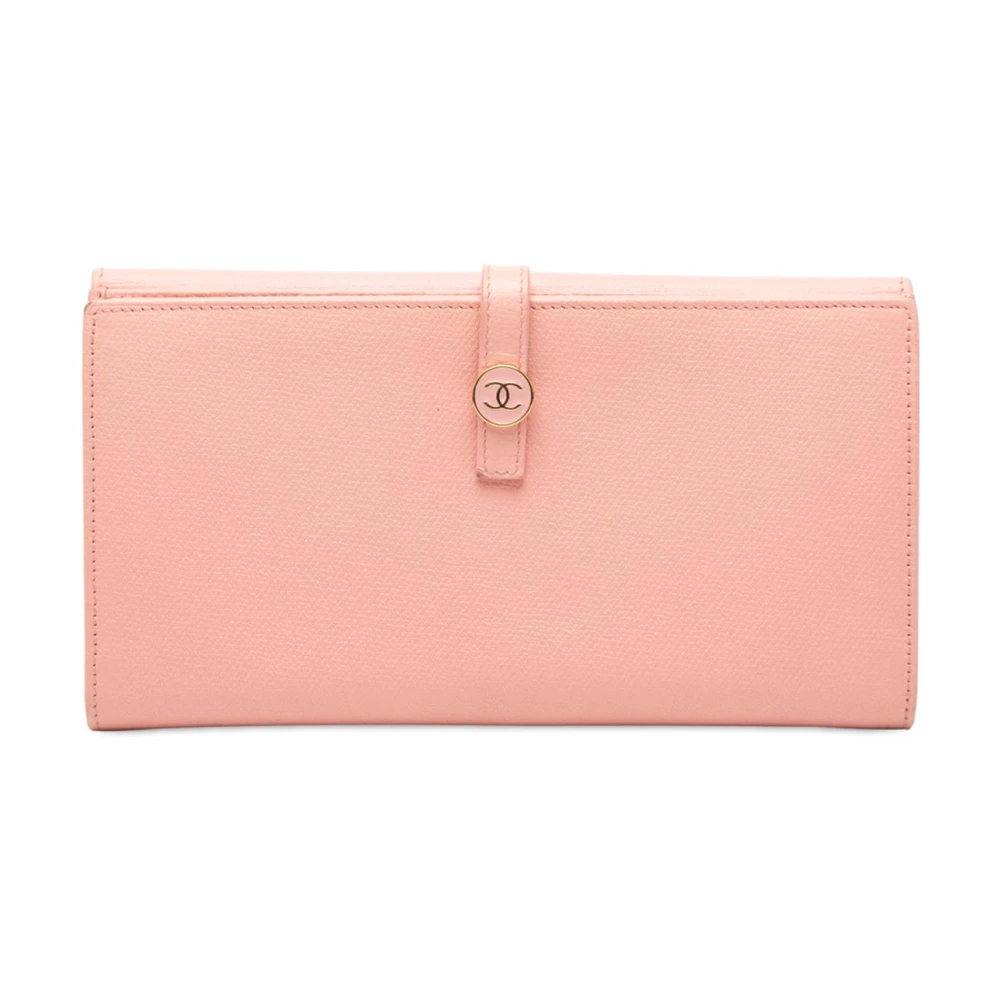 Chanel Vintage Women's Pink Pre-Owned Wallet