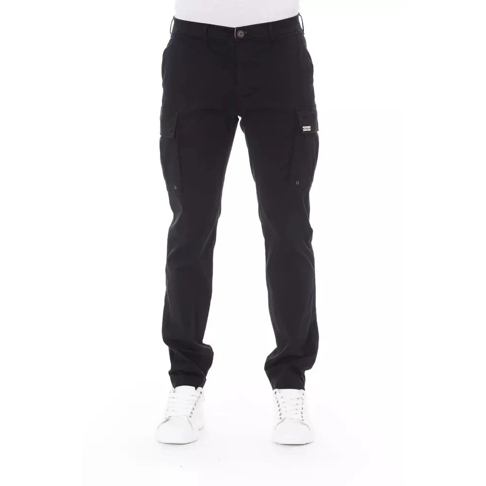 Baldinini Trendy Katoenen Jeansbroek Black Heren