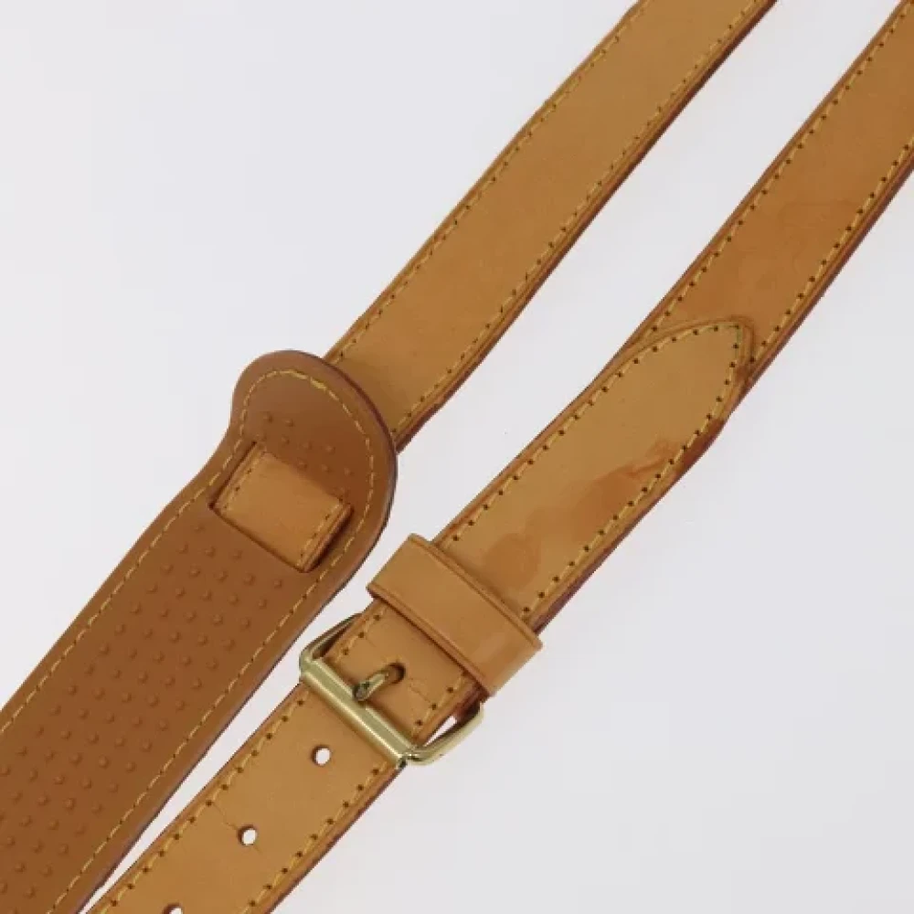 Louis Vuitton Vintage Pre-owned Leather home-office Beige Dames
