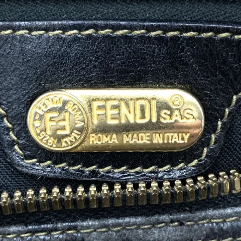 Fendi Vintage Pre-owned Leather fendi-bags Brown Dames