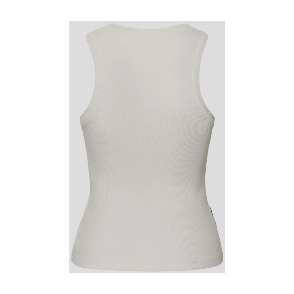 DES Phemmes Katoenen Tank Top White Dames