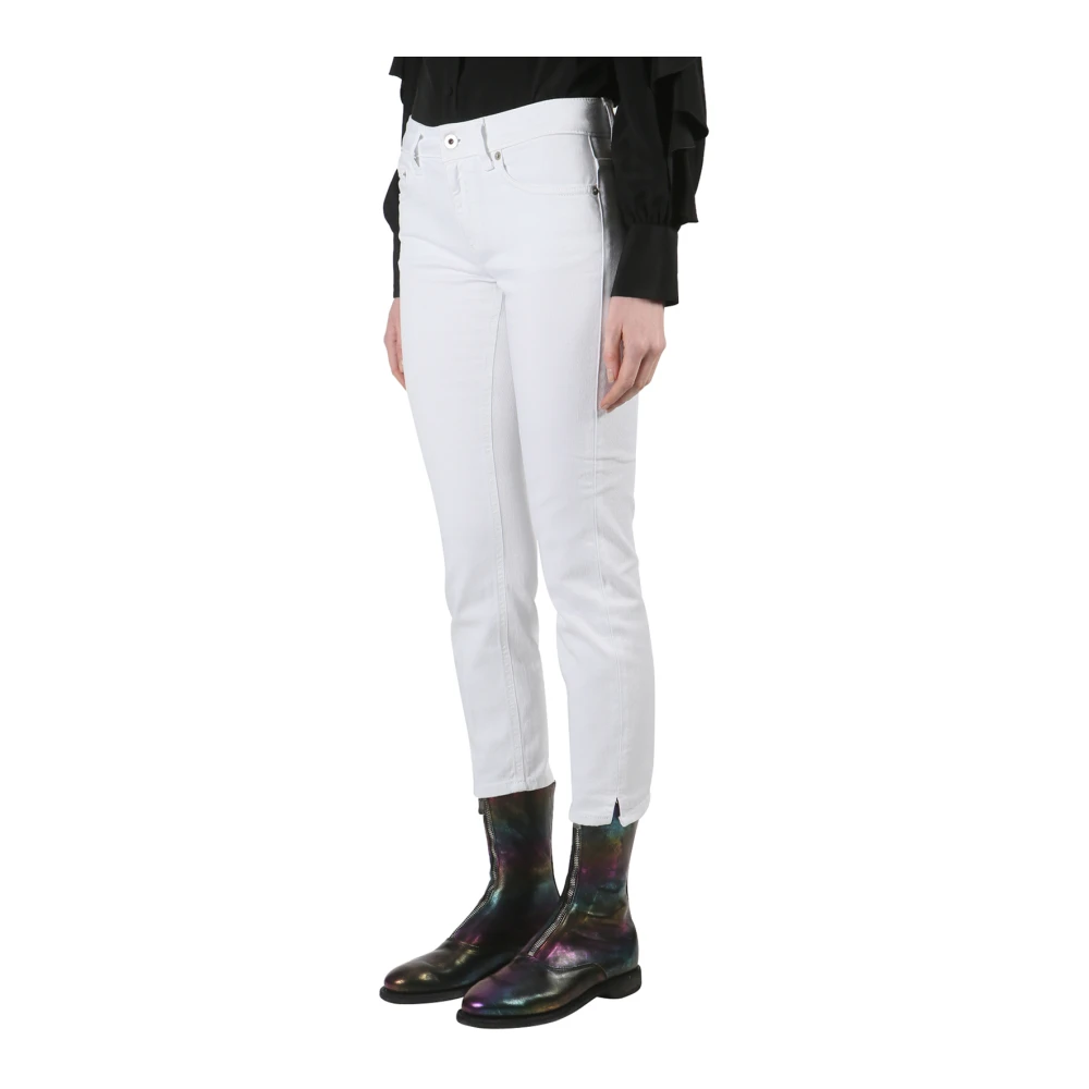 Dondup Denim Jeans Newdia Model White Dames