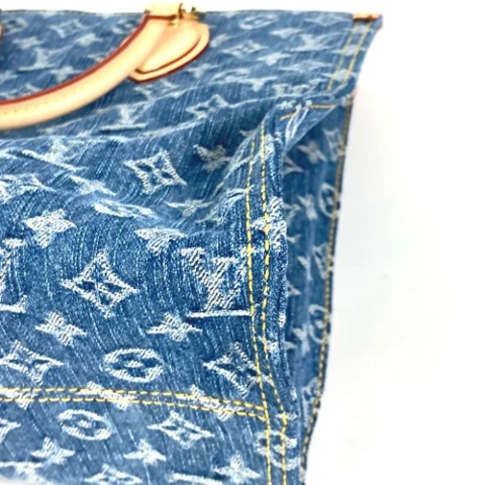 Louis Vuitton Vintage Pre-owned Denim louis-vuitton-bags Blue Dames