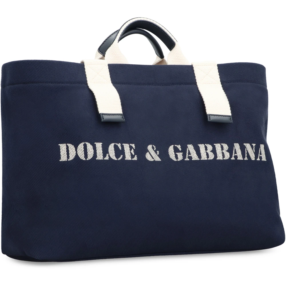 Dolce & Gabbana Tote Bags Blue Heren