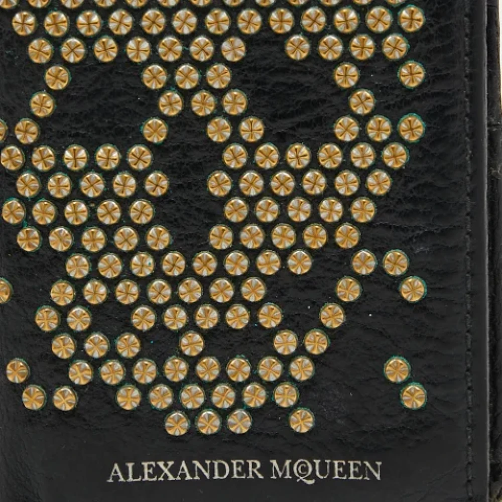 Alexander McQueen Pre-owned Leather wallets Black Dames