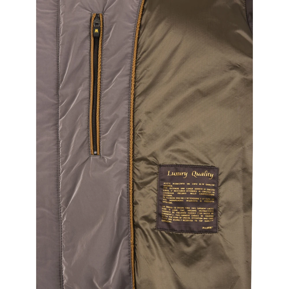 Moorer Beige Winterjas Elegante Stijl Beige Heren