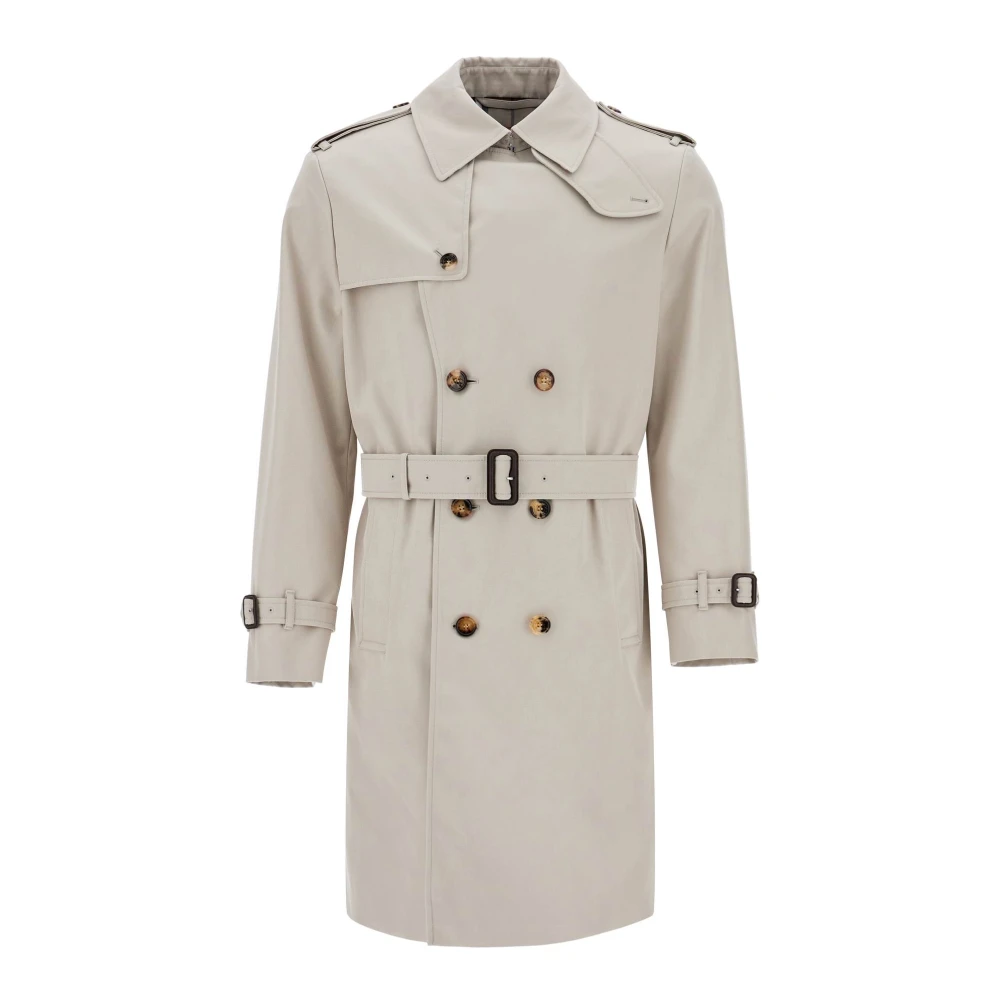 Burberry Lichte trenchcoat met verstelbare riem Beige Heren