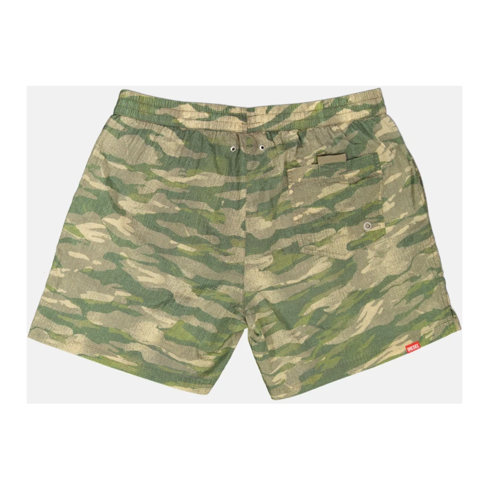 Diesel Camouflage Zwembroek Lente-Zomer 2025 Green Heren