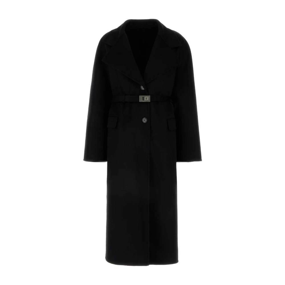Ferragamo Women's Black Wool And Cashmere Coat
