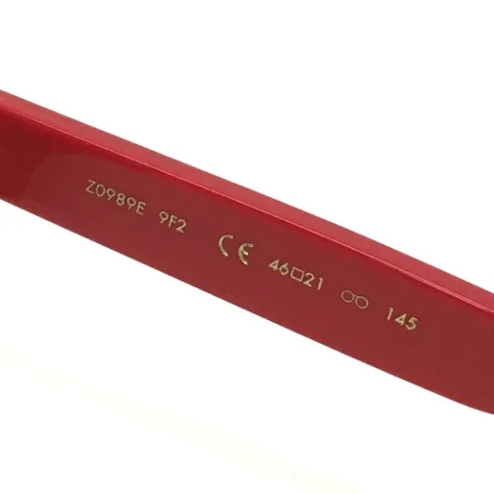 Louis Vuitton Vintage Pre-owned Plastic sunglasses Red Dames