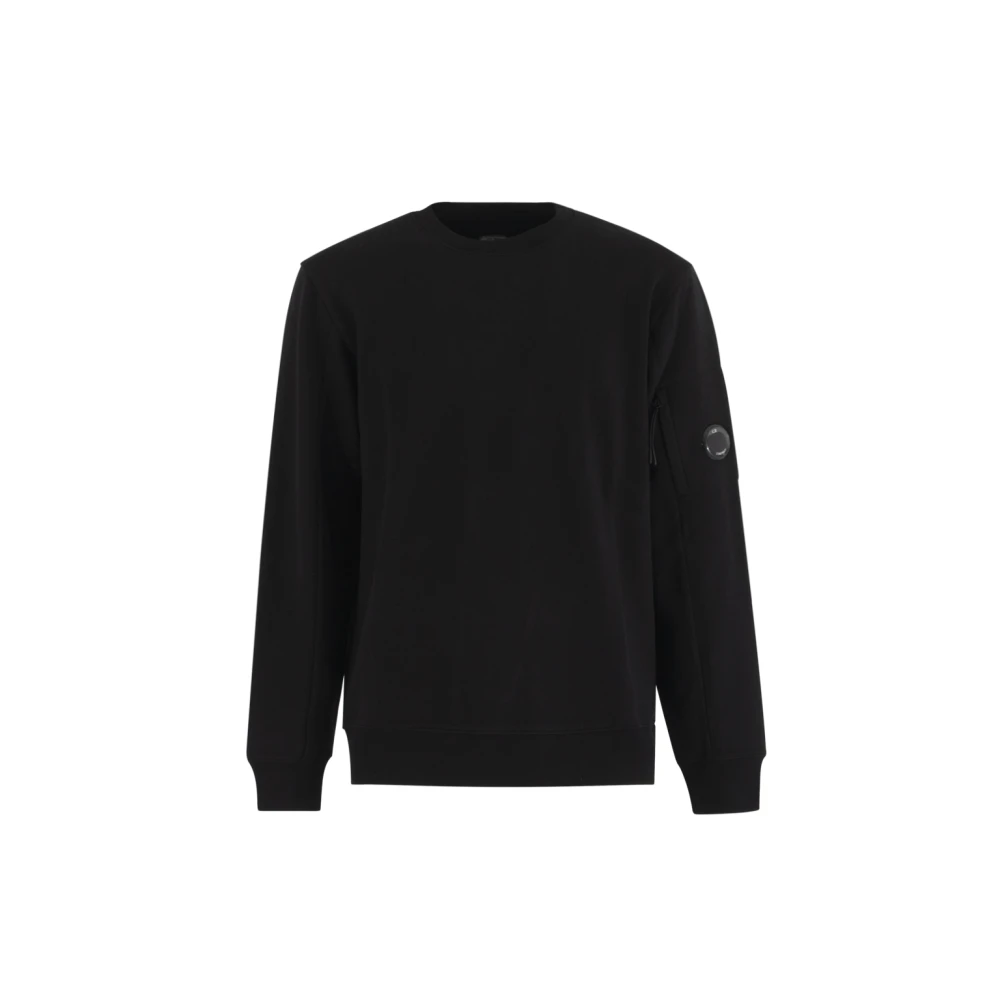 C.P. Company Zwarte Diagonale Raised Sweater Black Heren