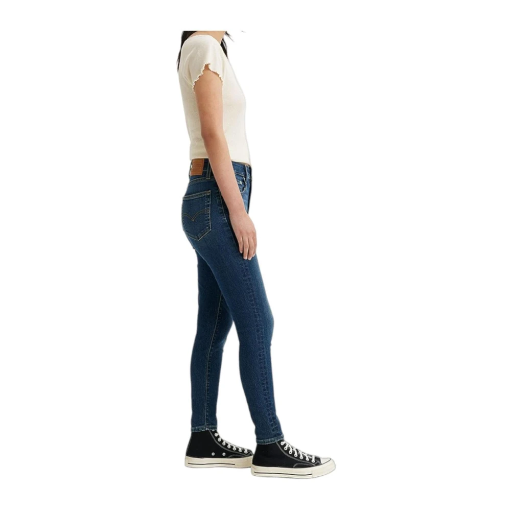 Levi's 721 High-Rise skinny Broek Blue Dames