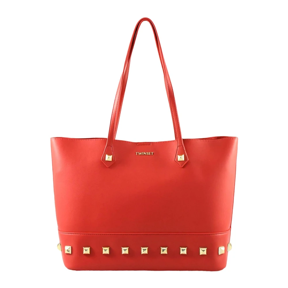 Twinset Stijlvolle PU-tas Pink Dames