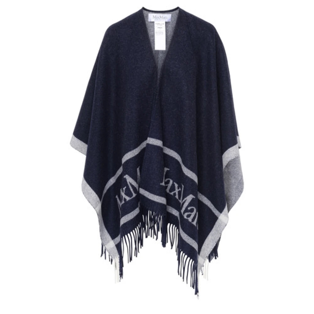 Max Mara - Jackets > Capes - Blue - Max Mara - Modalova