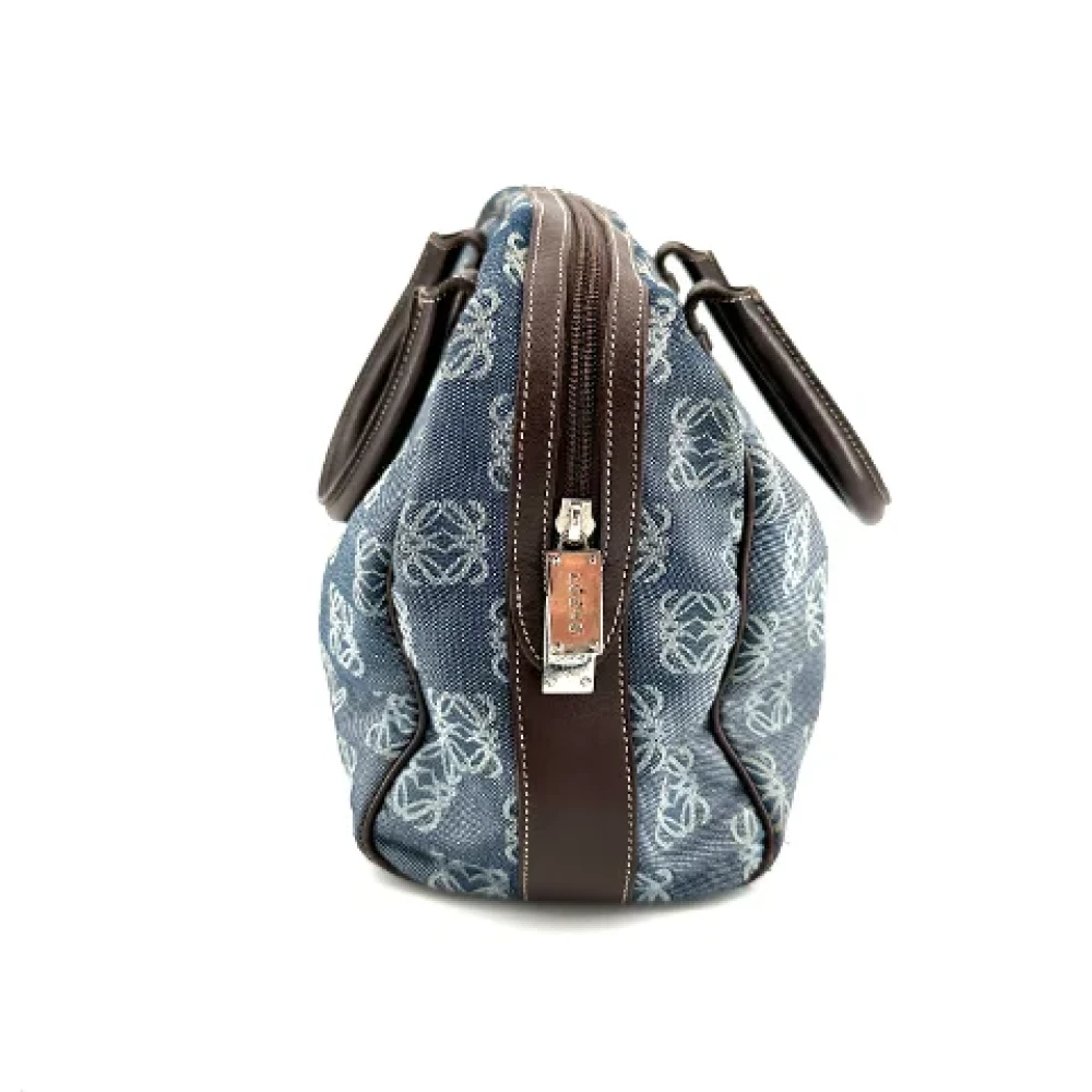 Loewe Pre-owned Leather handbags Blue Dames