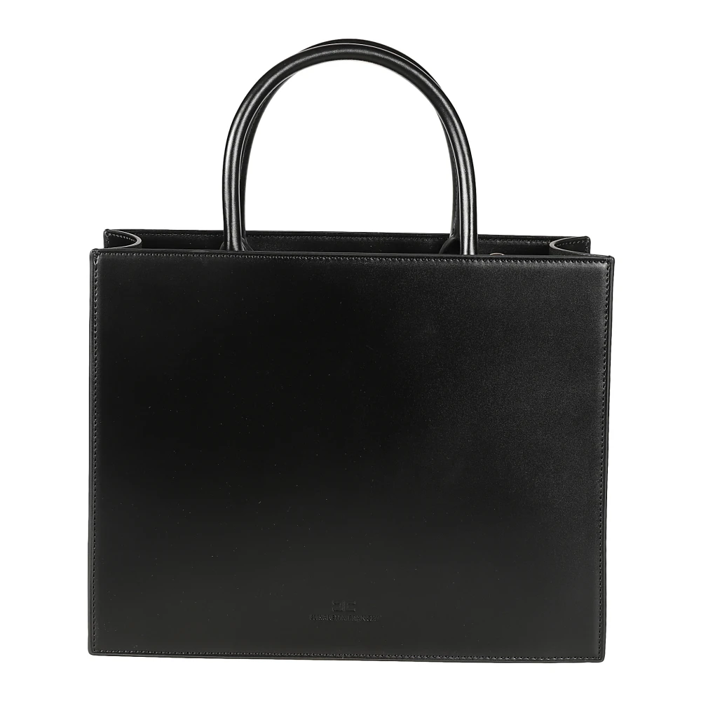 Elisabetta Franchi Stijlvolle Medium Tas voor Dagelijks Gebruik Black Dames
