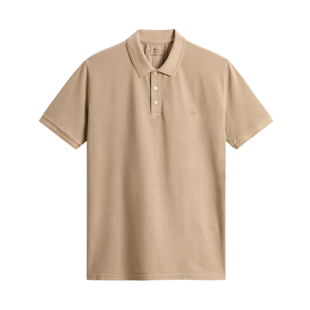Woolrich Klassieke Polo voor de Zomer Beige Heren