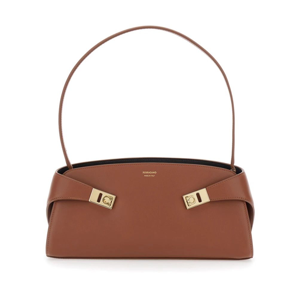 Ferragamo Bolso De Hombro Hug East-West Bags Mujer Marrón 