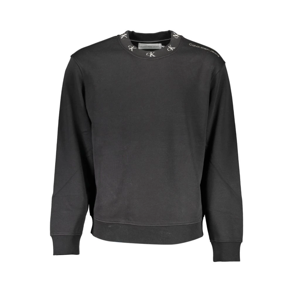 Calvin Klein Men's Black Cotton Jumper Extra Large