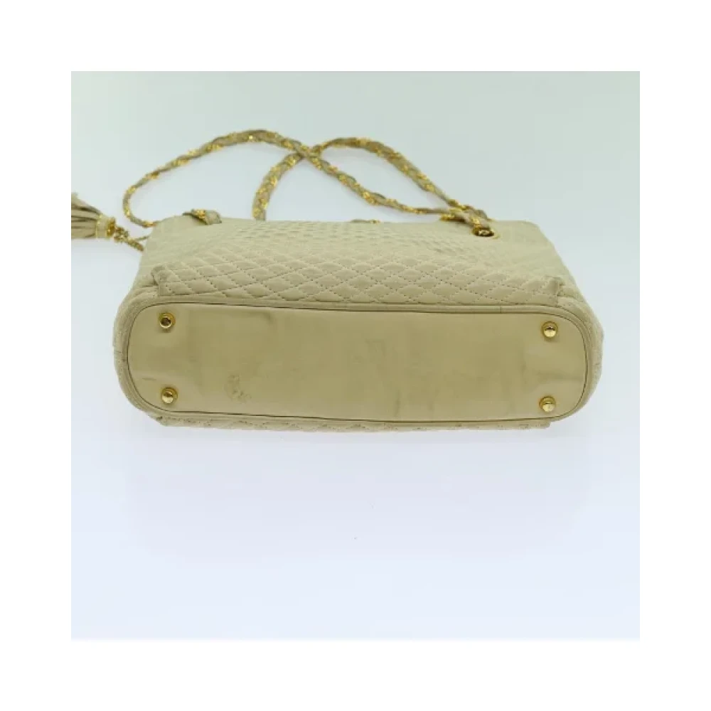 Bally Pre-owned Leather shoulder-bags Beige Dames