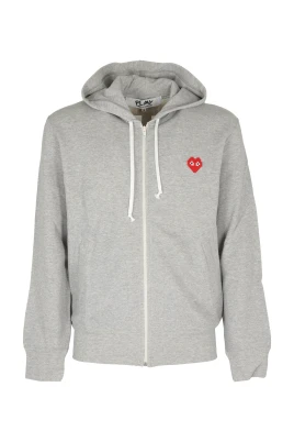 Zip Hooded Red Heart