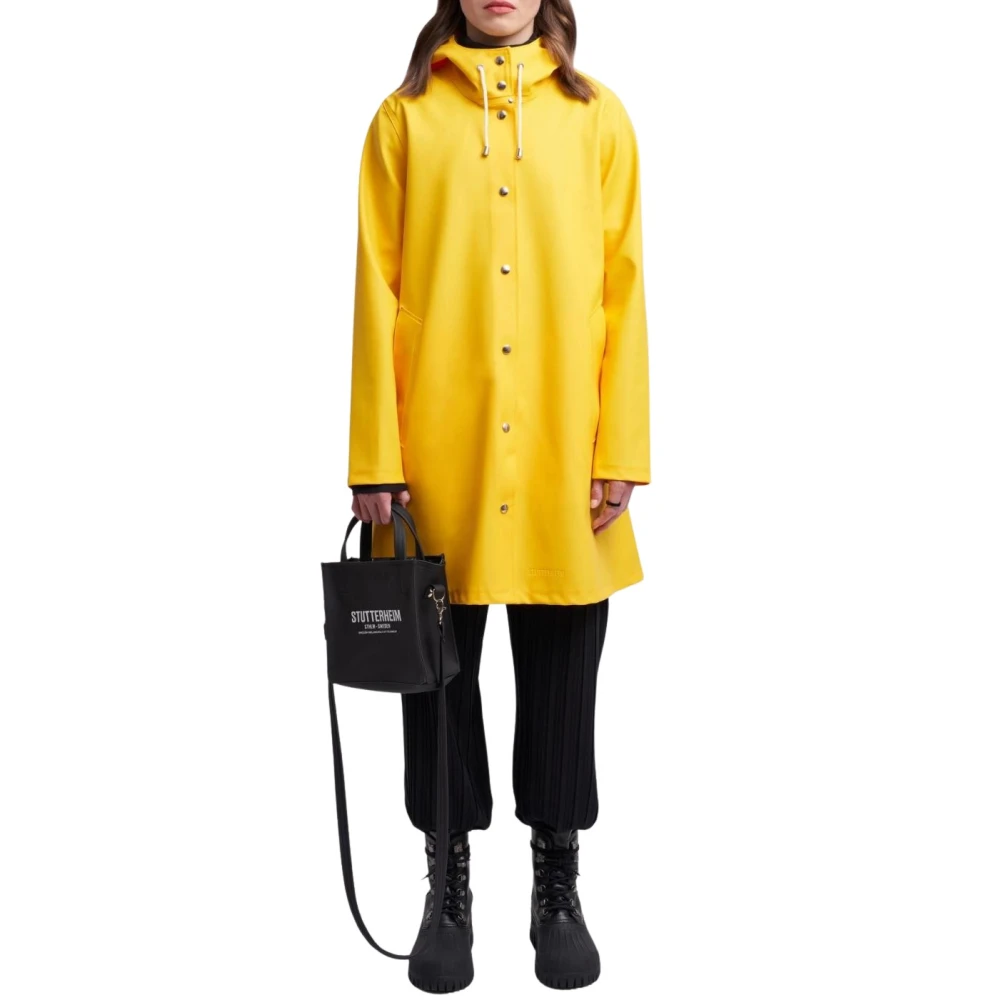 Stutterheim Gele A-lijn regenjas Mosebacke Yellow Dames