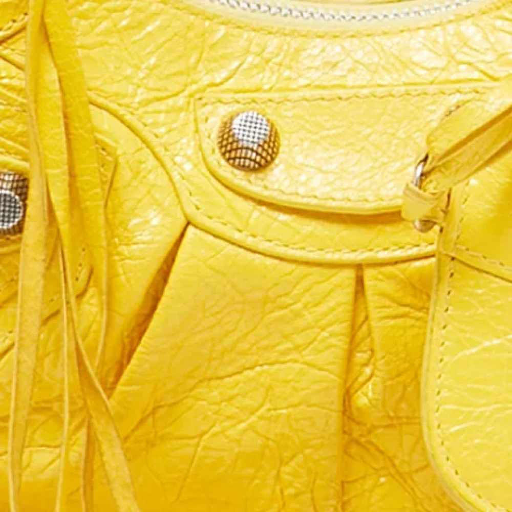 Balenciaga Vintage Pre-owned Leather balenciaga-bags Yellow Dames