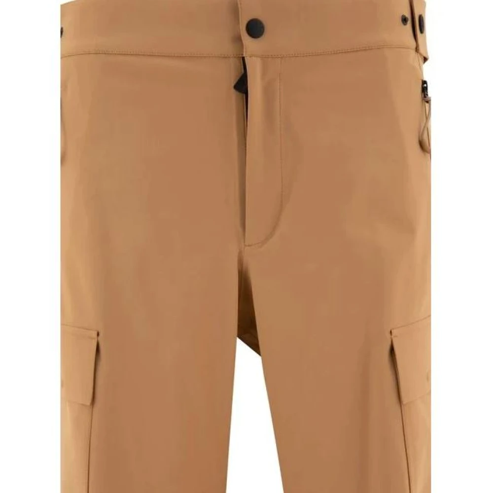 Moncler Beige Sportbroek met Waterdichte Rits Beige Dames